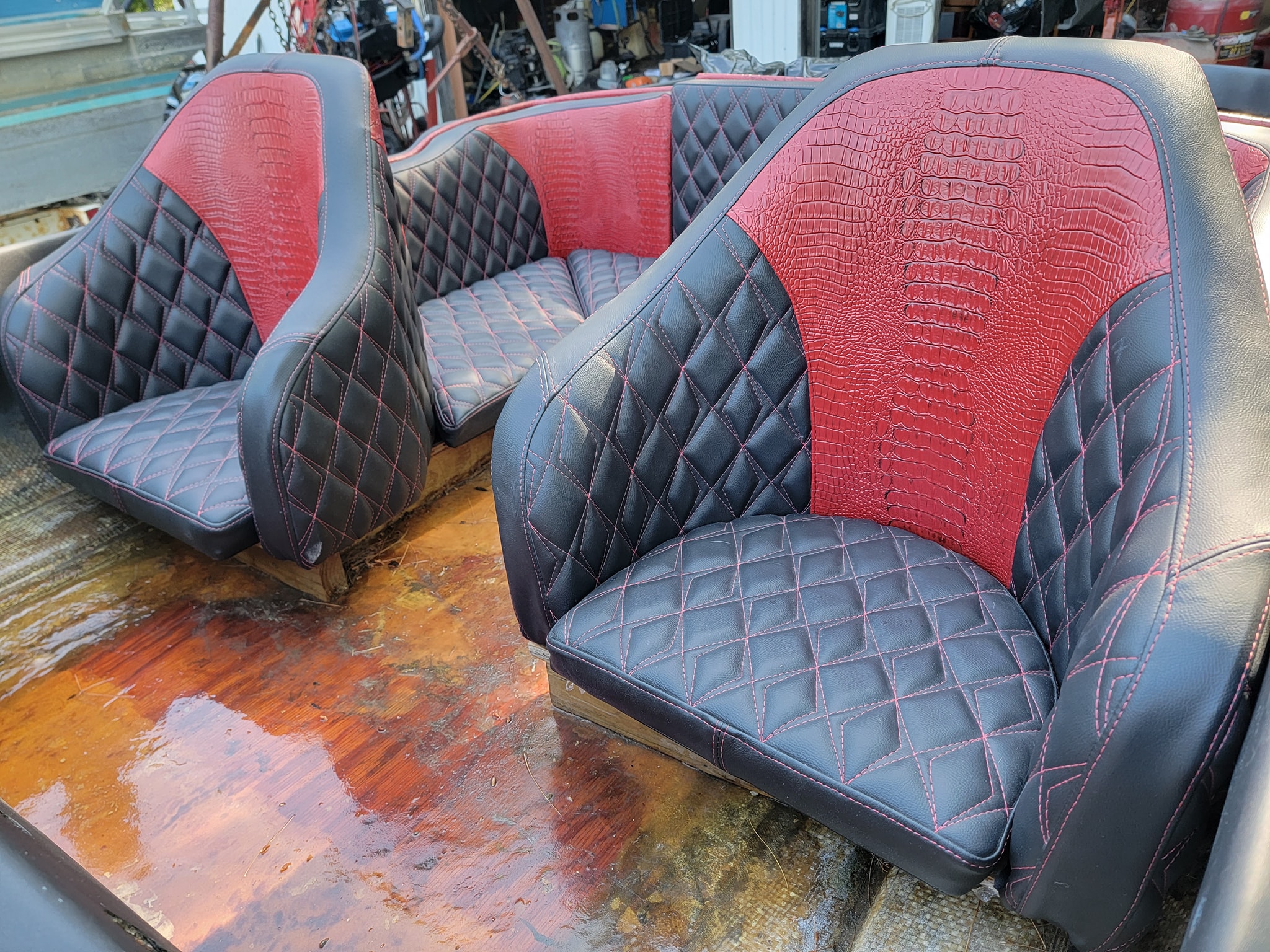 Custom boat seats